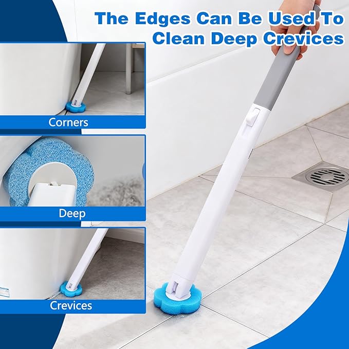 Disposable Toilet Brush Toilet Bowl Cleaning SystemPowerful Cleaning Disposable Toilet Cleanerwith 24 Toilet Wand Refills for Toilet Bowl CleanersBathroom Cleaning