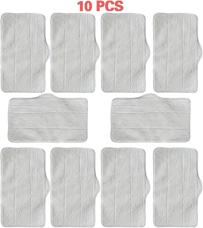 3/5/10 PCS Mop Cleaning Pads for Compatible for Deerma DEM ZQ600 ZQ610 Handhold Steam Vacuum Cleaner Cleaner Mop Replacement Accessory(10 PCS)