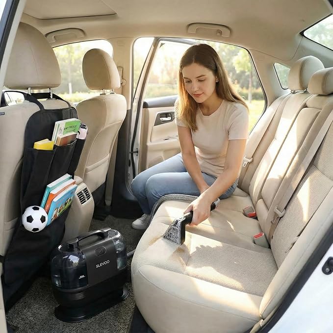 Portable Carpet Cleaner 2026 New Upholstery Cleaner Pet Spot Stain Remover with 20Kpa Strong Suction 500W Powerful Motor