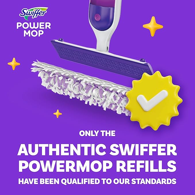 Swiffer PowerMop Multi-Surface Mopping Pad RefillsMade by Swifferfor Floor Cleaning11 Count (Pack of 2)