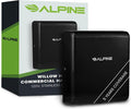 Alpine Hand Dryers for Bathrooms Commercial Extreme Speed Automatic Electric Hand Dryer for Home Bathroom/Restaurant with HEPA Filter Heat &amp Speed Control - ADA Compliant (120v Black)