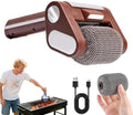 Cordless Electric Grill Cleaner with LED 350 RPM Bristle-Free BBQ Brush Rechargeable Stainless Steel Roller for Grates Dishwasher Safe