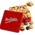 Mrs. Fields - 60 Nibblers Signature Cookie Tin No-Nuts Assorted with 60 Nibblers Bite-Sized Cookies in 3 Signature Flavors (60 count