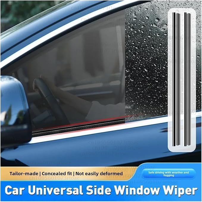 Universal Car Side Window Glass Wiper - House Window Cleaning Tool for Effective Water Mist Removal