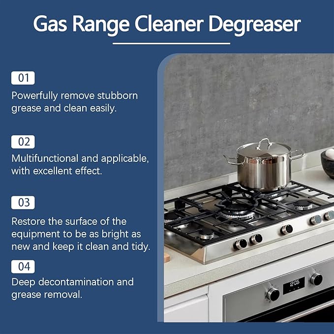 Gas Range Cleaner Degreaser Gas Range Cleaner Degreaser