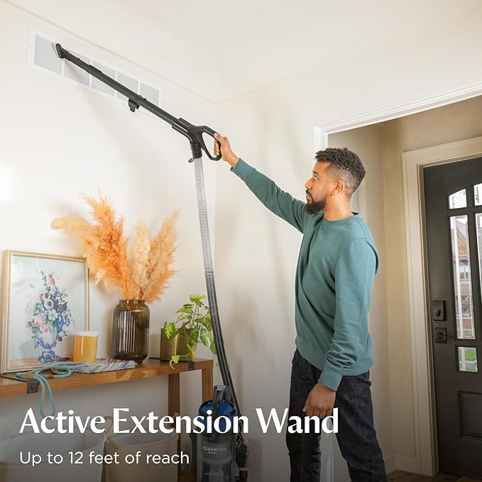 Bissell CleanView Swivel Vacuum with Triple Action Brush Roll Swivel Steering Extension Wand Easy-Empty Dirt Tank Multi-Cyclonic Suction System New 2024 Model