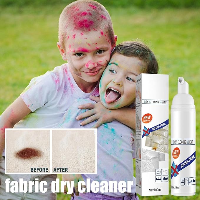 Mattress Stain Remover Extra Strong Stain Eraser Fabric Cleaner Removes Deep Sitting Stains - Dry Wash Spray All Purpose Washing-Up Liquid for Almost All Types of Fabrics