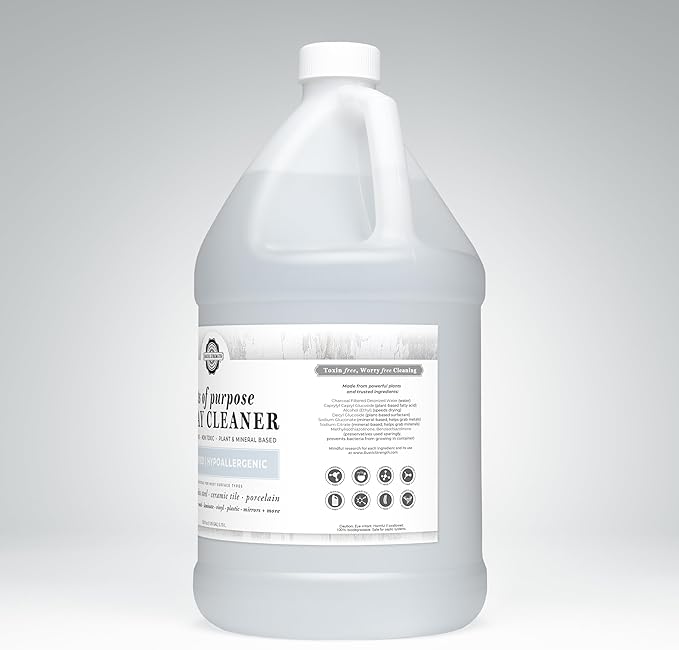 Rustic Strength Lots of Purpose Spray Cleaner Unscented Multi-Surface pH Balanced Non-Toxic Biodegradable 1 Gallon Plastic