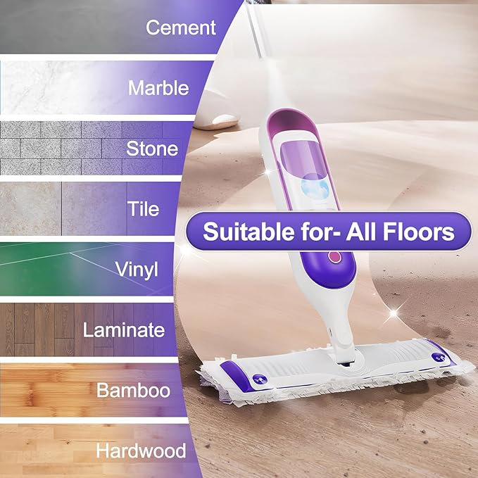 32 Count Disposable Power Mop Pads for Swiffer Power Mop Pad 14-Layer Thickened Spray Cleaning Repalcement Mopping Pads for All Finished Floors