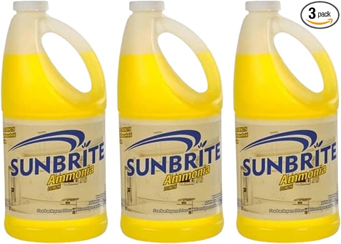 Champion 150002 64 oz Sunbrite Ammonia Lemon Cleaner (3 Pack)