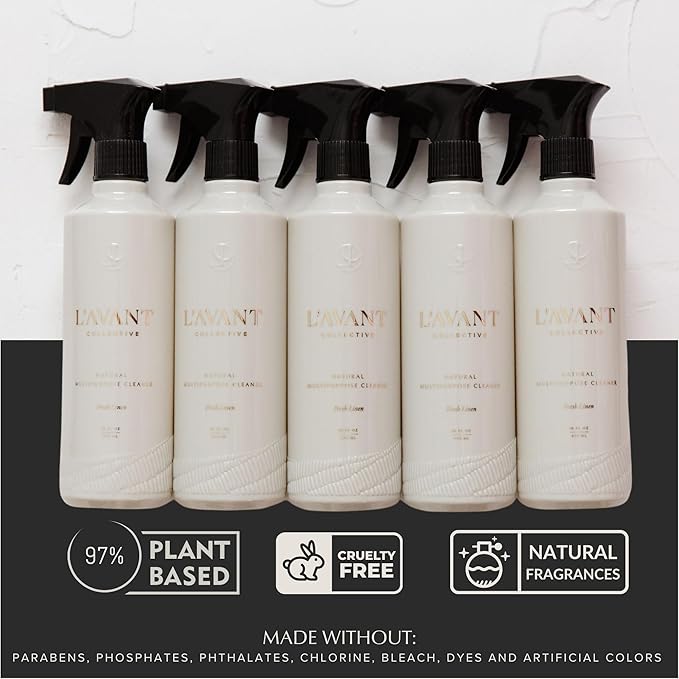 L'AVANT Collective Multipurpose Surface Cleaner | Provides a Powerful Clean to Remove Grease &amp Grime | Fresh Linen Scent (16 Fl oz)