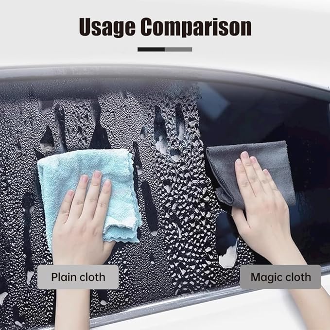 Thickened Magic Cleaning Cloth 2026 New Reusable Glass Wiping Cloths Streak Free Cleaning Cloths Multipurpose Microfiber Cleaning Rags Towels for Kitchen Window and Car Glass (10 12×16 in)