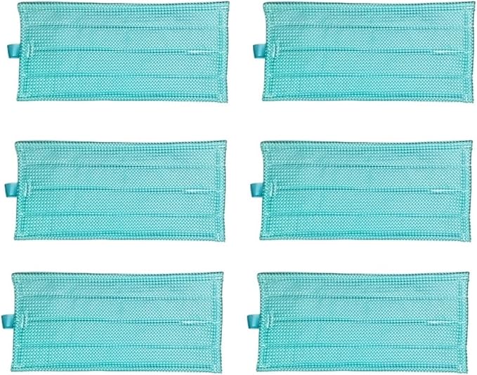 A98G-3X Vacuum Cleaner Cleaning Cloths Reusable Washable Mop Cloth Compatible For Vorwerk SP7 SP600 SPB100(6PCS)