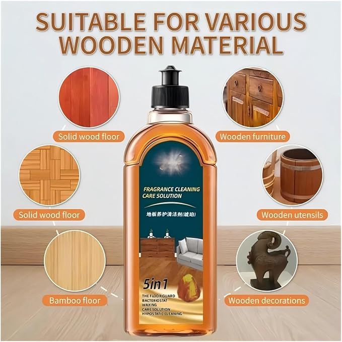 500ml All-Purpose Floor Cleaner. Suitable for Hardwood Tile Marble Flooring(Style C)