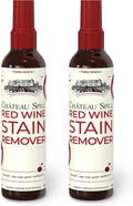 Chateau Spill Red Wine Stain Remover for Clothes – 4oz Safe Stain Remover Spray for Stubborn Stains - Cleaner Wipes Away New and Set on Tablecloth Garment Carpet Upholstery and Laundry (Pack of 2)