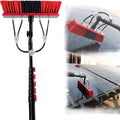 Water Fed Pole Kit Window Cleaning Brush with Extended Handle and Water Hose Cleaning and Washing Tool24FT/7.2M