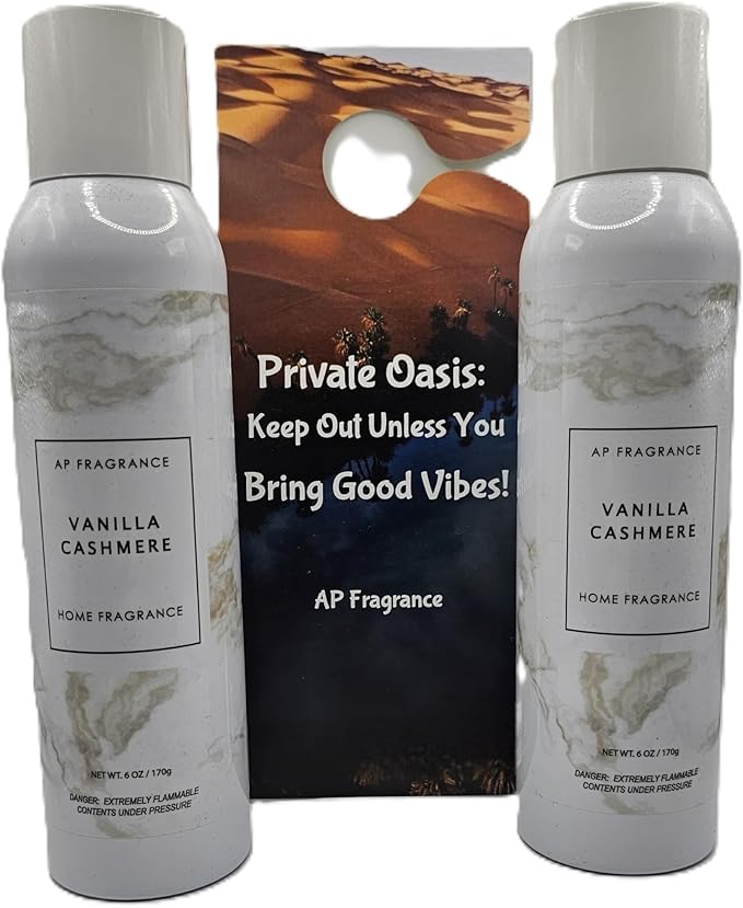 AP Fragrance Belfair Oaks Room Fragrance Air Freshener Spray - Concentrated Odor Neutralizer Vanilla Cashmere - 2 Pack