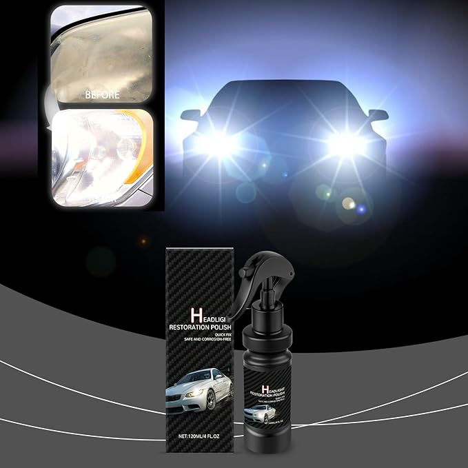 BTDECLAR Innovative Headlight Repair Polish Car Headlight Repair Fluid Car Headlight Cleaner (3)