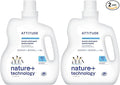 ATTITUDE Liquid Laundry DetergentEWG VerifiedHE CompatiblePlant-Based &amp VeganNatural Laundry SoapWildflowers80 Loads67.6 Fl Oz(Pack of 2)