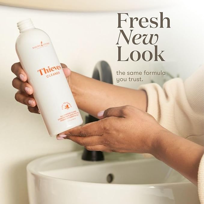 Young Living Thieves Household Cleaner Ultra Concentrated 14.4 fl oz – All Purpose Cleaner for Kitchen Bathroom &amp Surfaces – Multipurpose Essential Oil Cleaner – 3 Pack