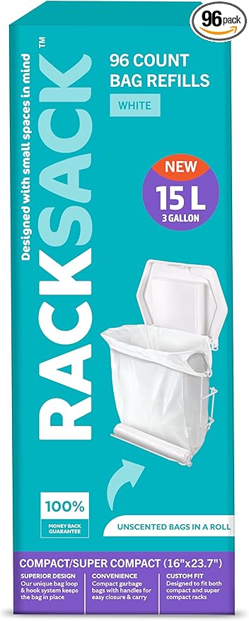 Rolled Bag Refills White 96's