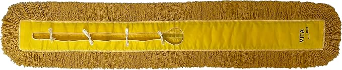 Ultimate Dust Mop Kit: Industrial-Grade Performance Heavy-Duty Frame Telescopic Handle - Yellow 60 Inch