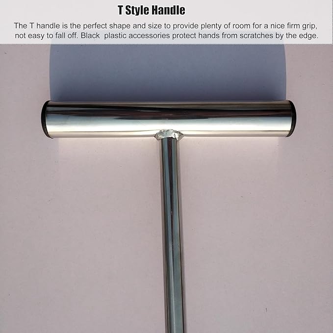 Drain Grate Cover Lifting Tool Roller Shutter Puller Hook for Sewer Maintenance Retrieving Cable Garbage Disposal T Stainless Steel Manhole Lid Opener (Color : 12mm Size : 80cm/31.5in)