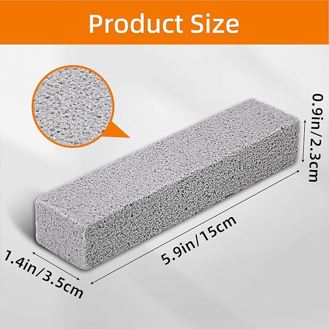 TOMNK 50pcs pumice stone Cleaning stick plot wipe pumice stone for kitchen bathroom and other occasions