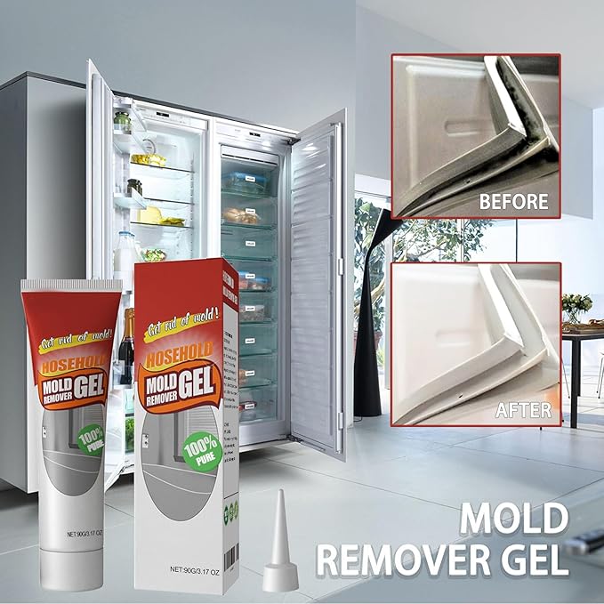 Powerful Household Cleaning GelRemover GelHighly Effective In Penetration Suitable Forfor Sink Bathtub Toilet Seals Bathroom Kitchen Safe Formula That Does Not Damage The Surface (90G5PC)