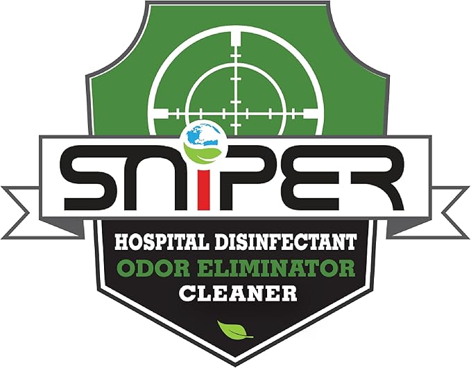 SNiPER Hospital Disinfectant Odor Eliminator &amp All-Purpose Cleaner 1 Gallon 2-Pack