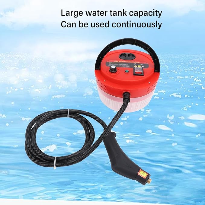 Handheld Steam Cleaner 2500W 1400ml High Pressure High Temperature Steam Cleaner with 6 Adjustable Gears Portable Steamer Cleaning Machine for Home Kitchen Car Beauty Salon