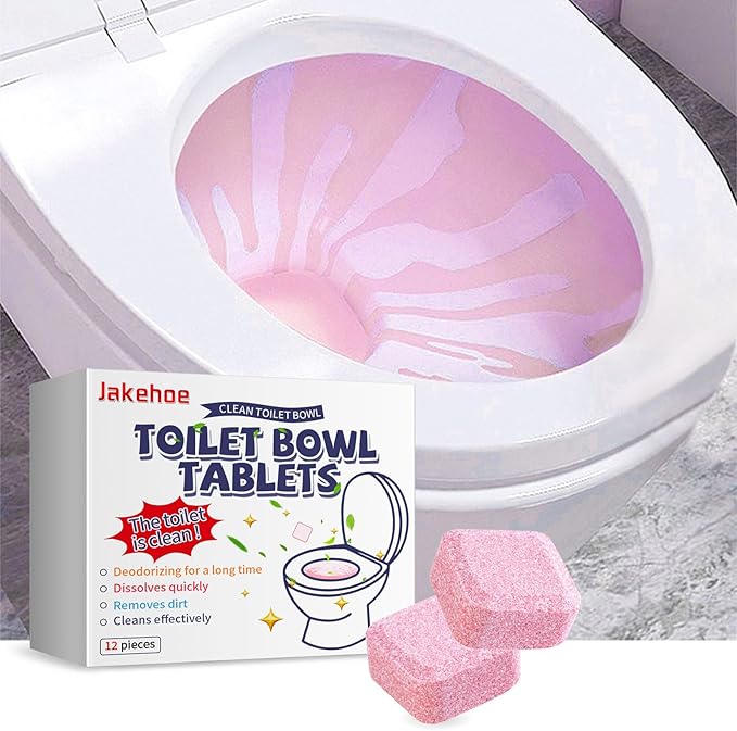 Toilet Bowl Cleaning Tablets 48 Pieces Quick Dissolving Long-Lasting Deodorizer (4)