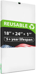 Reair 18x24x1 Air filter Washable and Reusable Air Filter 18x24x1 for AC HVAC Furnace MERV 8 Air Filters Machine Washable &amp Dryer Friendly AC Furnace Air Filter