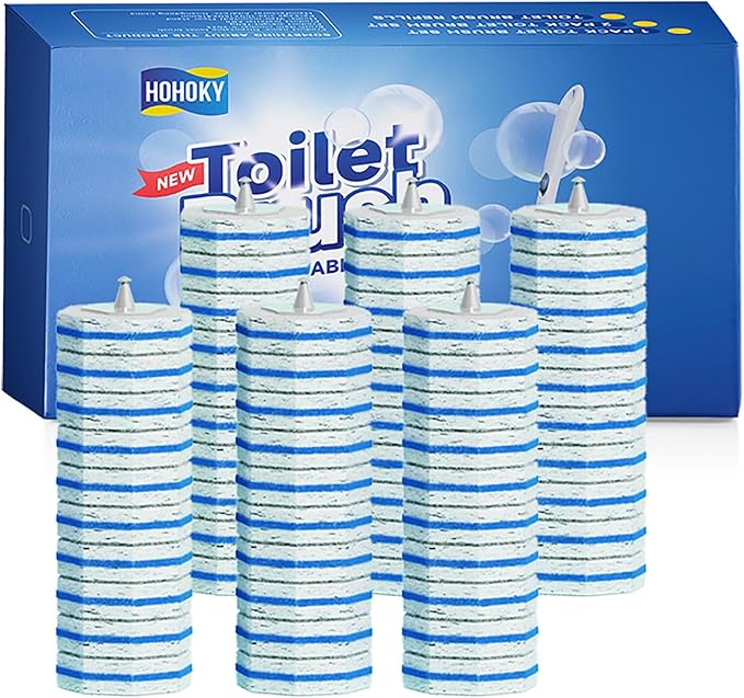 60pc Refills Disposable Toilet mats Brush Cleaning System Toilet Cleaning Brush 60 Replacement Brush Heads No Handle or BaseToliet Wand RefillsToilet Bowl Clean Refill PadsToilet Scrubber Refill