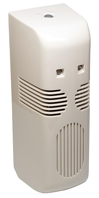 Big D 777 Light-Activated Fan Dispenser Holds Gel or Wick Deodorants Covers Space of 4000 cu ft - Air freshener Dispenser Ideal for restrooms Offices Schools Restaurants Hotels Stores