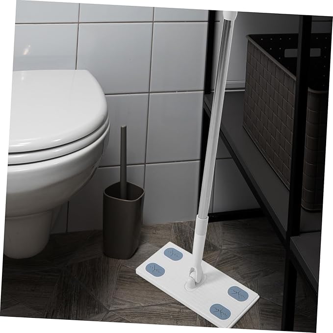 Detachable Electrostatic Dust Mop with Long Handle for Floor Cleaning No Wash Required Suitable for Hardwood Tile Easy Operation Storage Cleaning Tool