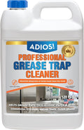 Professional Grease Trap Cleaner for FOG – Cleans Fats Oils &amp Grease from Drains Pipes Safe Enzyme Based Formula for Preventative Maintenance