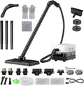 Steam Cleaner with 24 Accessories Steam Mop with 5M Extra-Long Power Cord for Home Chemical-Free Heavy Duty Steamer for Cleaning Floors Tile kitchen Grout and Car (White)