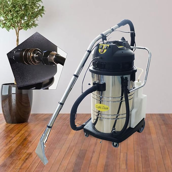 Commercial Carpet Cleaner Machine 2110W 60L Industrial Carpet Cleaner Professional Commercial Carpet Extractor Vacuum Washing Machine for Sofa Curtain Floor Home Hotel