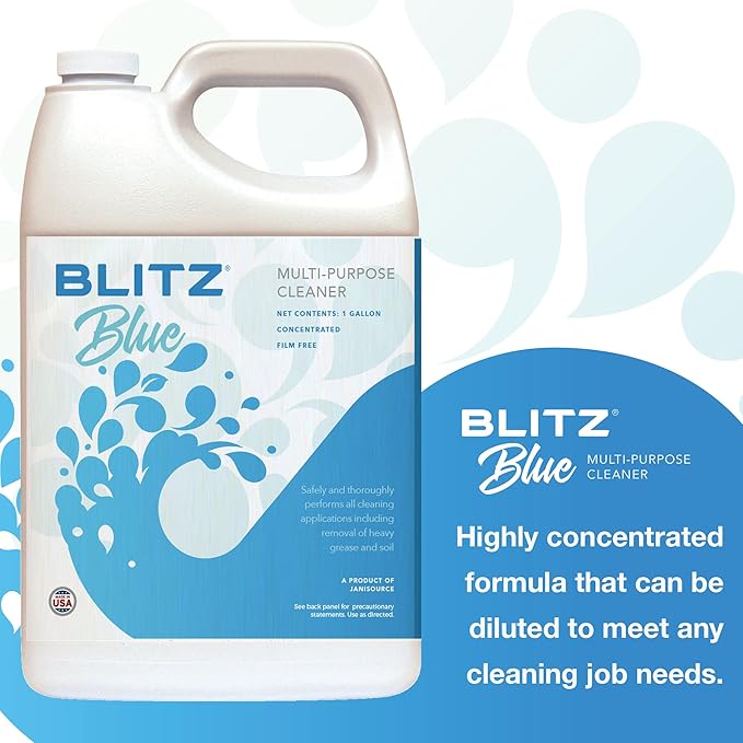 BlitzBlue - All Purpose Cleaner Degreaser 1:128-1 Gallon…