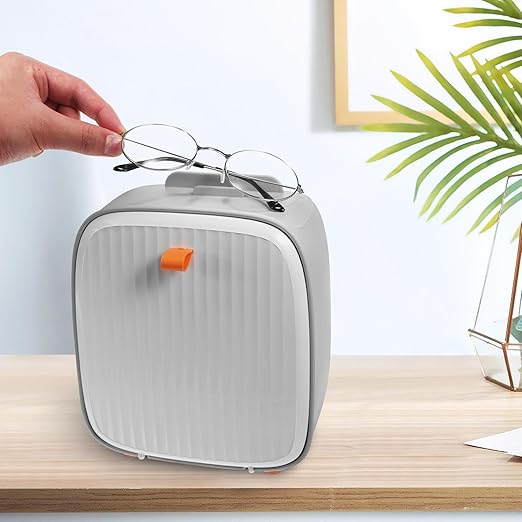 Mini Desktop Trash Can Small Wastebasket Removable Tabletop Garbage Bin White Compact Countertop Rubbish Bin for Office Dorm Room
