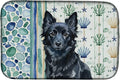 Caroline's Treasures Schipperke Coastal Sea Glass Dish Drying Mat Absorbent Dish Drying Mat Pad for Kitchen Counter Dish Drainer Mat for Countertop 14 x 21 Multicolor