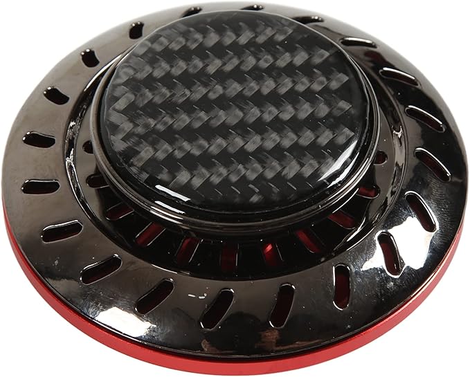 Car Air Freshener Flying Disc Design Long Lasting Aromatherapy with Plant Extracts Adjustable Fragrance Intensity Odor Removal for Car Interior Purifies Air Includes 2 (Red)