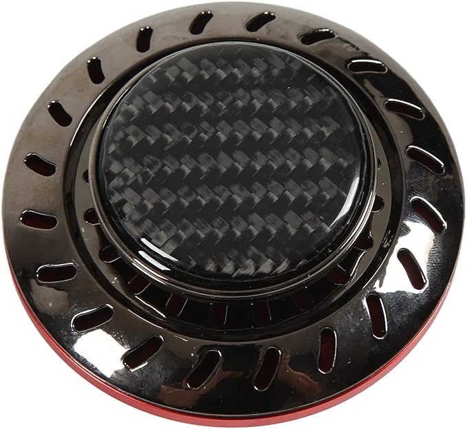 Car Air Freshener Flying Disc Design Long Lasting Aromatherapy with Plant Extracts Adjustable Fragrance Intensity Odor Removal for Car Interior Purifies Air Includes 2 (Red)