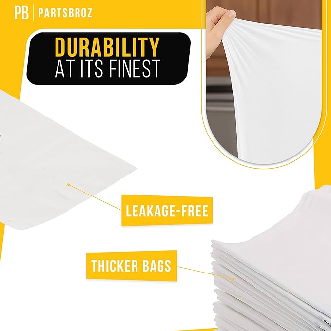 PartsBroz Trash Compactor Bags (60-Pack) for Whirlpool TU800SPPQ3 Trash Compactor Bags Bags Heavy Duty