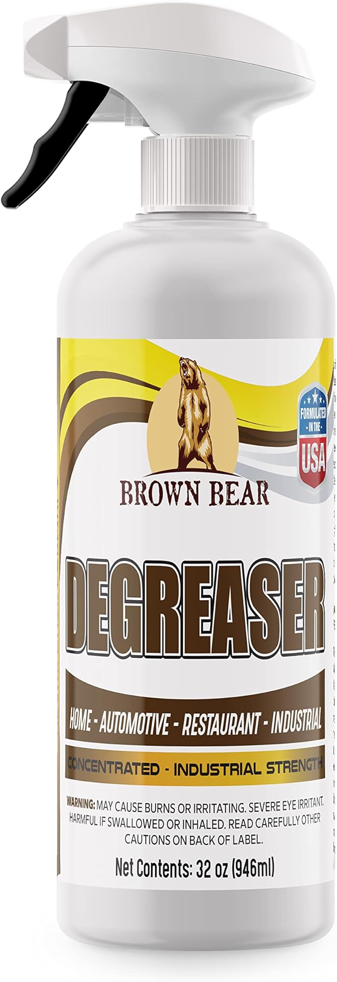 Heavy Duty Cleaner and Degreaser | Remove Oil From Driveway and Garage Floors | Remove Grease and Grime From Machine and Engine Parts | Remove Grease and Buildup From Ovens and Microwaves