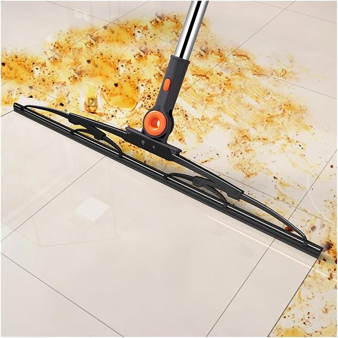 Multifunctional Rubber Broom Mop Hand Brooms Home Floor Cleaning Squeegee Wiper Toilet Bathroom Tools(50 cm - Hook)