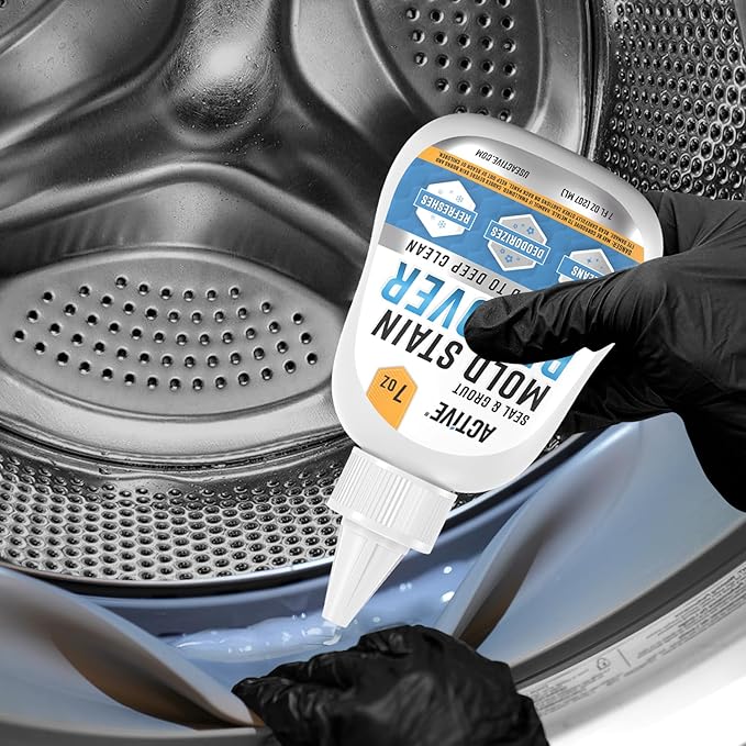 ACTIVE Mold Stain Remover and Jetted Tub Cleaner - Includes 7oz Mold Stain Remover Gel and 32oz Jetted Bathtub Cleaning Solution
