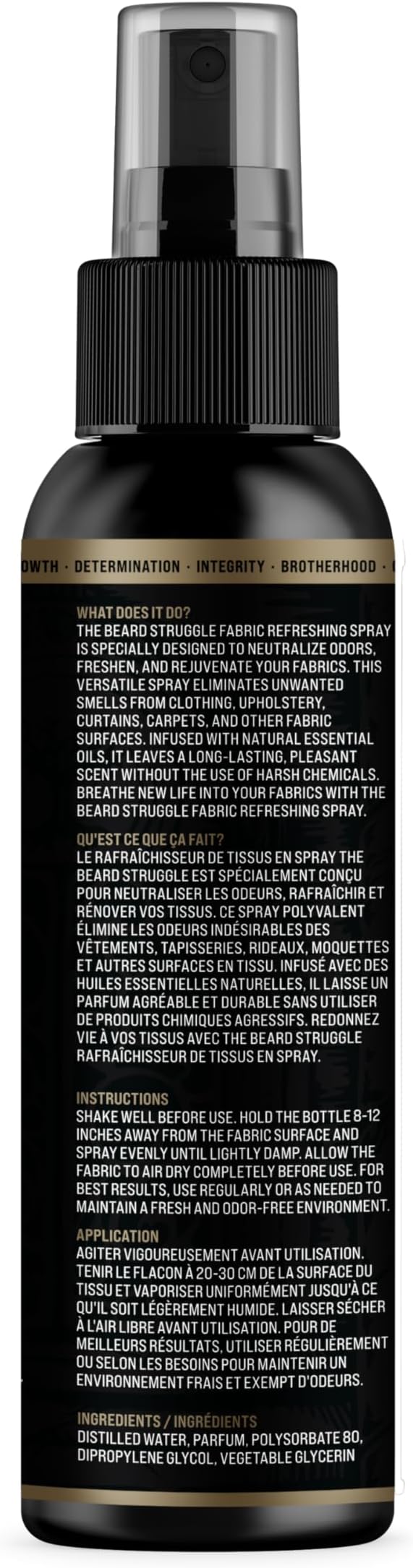 Fabric Freshener Spray by The Beard Struggle - Linen Spray Freshener for Cloths Bed &amp Room Air Freshener - Odor Eliminator with Luxury Fragrance - Valhalla's Gates Gold Collection (120ml)