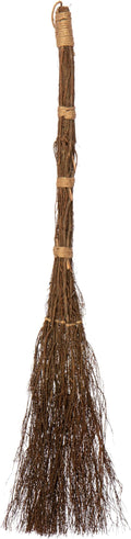 Apple Splendor Scented Broom – 36 Inch Rustic Heather Broom with Rope Loop for Easy Hanging – Farmhouse Kitchen Accent Witchy Halloween Décor Cozy Holiday Home Decoration &amp Door Protection